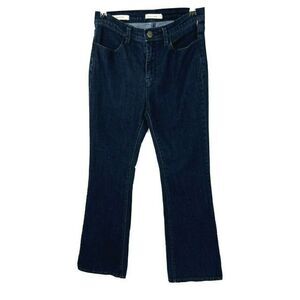 Anthropologie Silence + Noise High Rise Flare Jeans Size 28 Dark Blue Wash